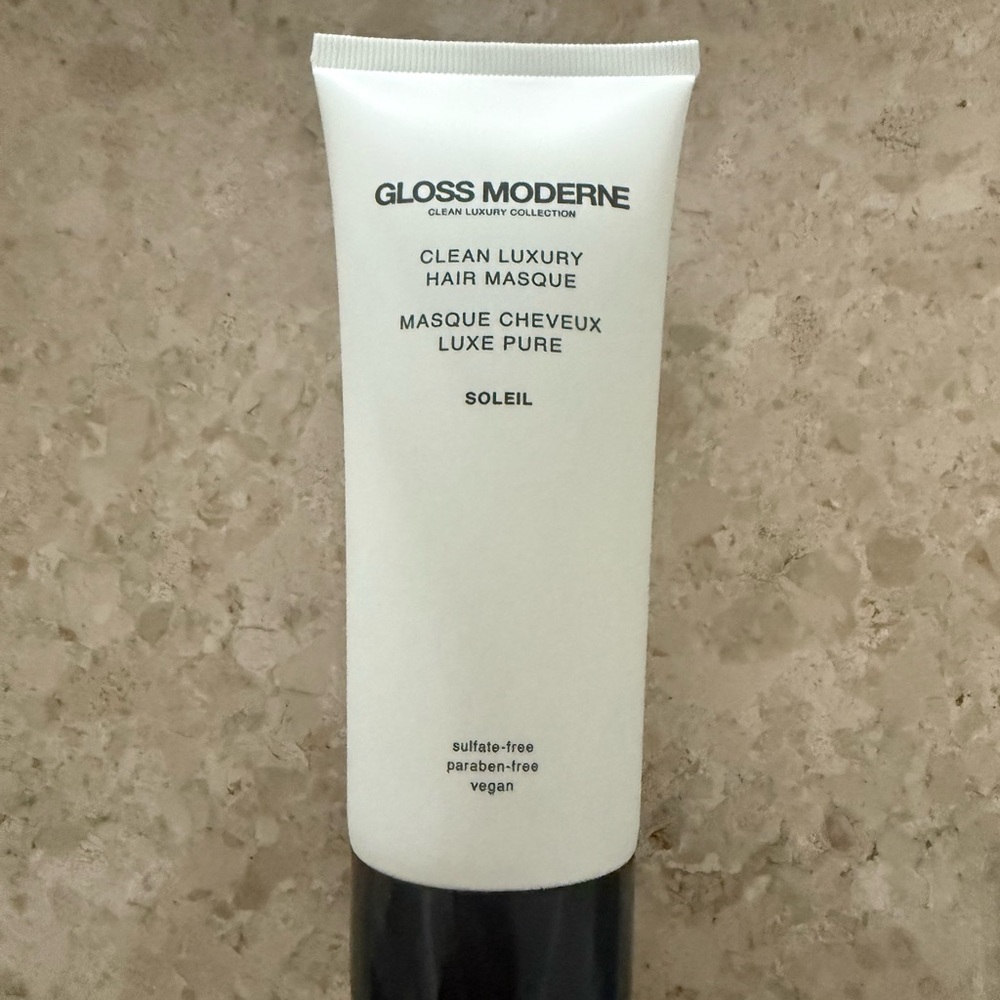 Gloss Moderne, brand new Soleil Clean Luxury Hair Masque — White 3.4 oz